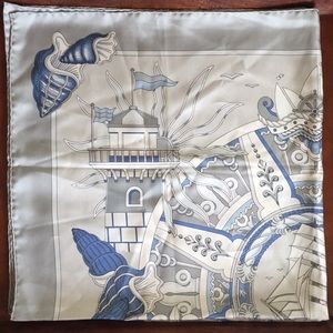 Hermès L’Air Marin 2001 silk scarf